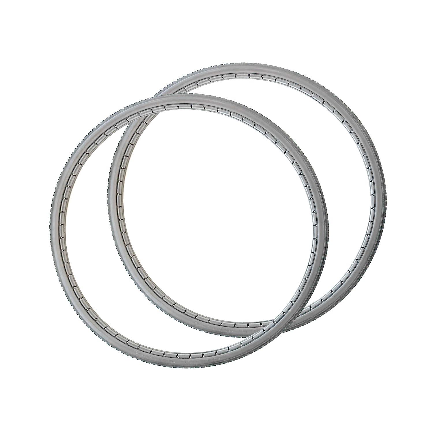 Pneu Antifuro Cinza 24x1 3/8 PU: Liberdade e Segurança para sua Cadeira de Rodas