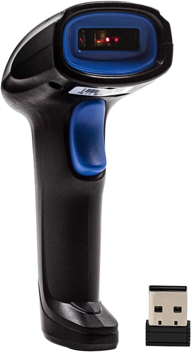 Leitor Scanner Código de Barra Sem Fio USB 1D HZ-1100LW: Liberdade e Eficiência para Seu Negócio