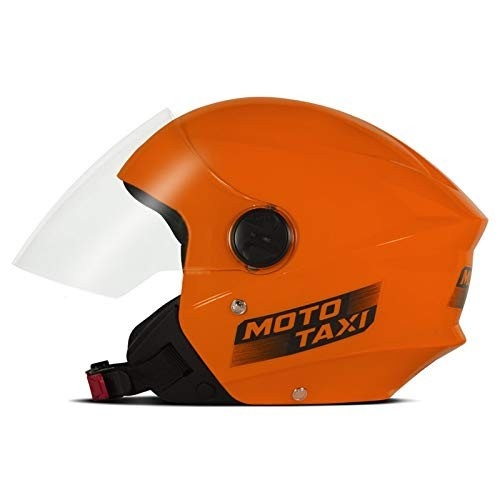 Capacete Aberto Pro Tork New Liberty 3 Moto Táxi Laranja - Segurança e Estilo Tam. 56