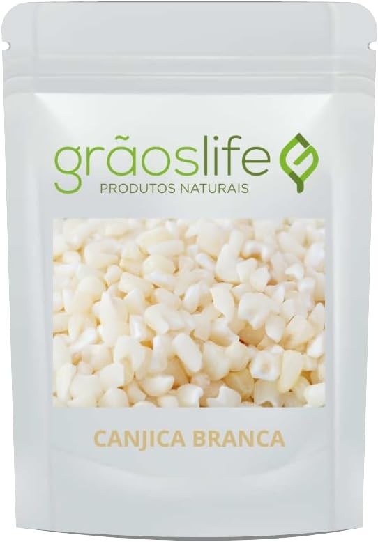Canjica Branca 1Kg - Grãos Life