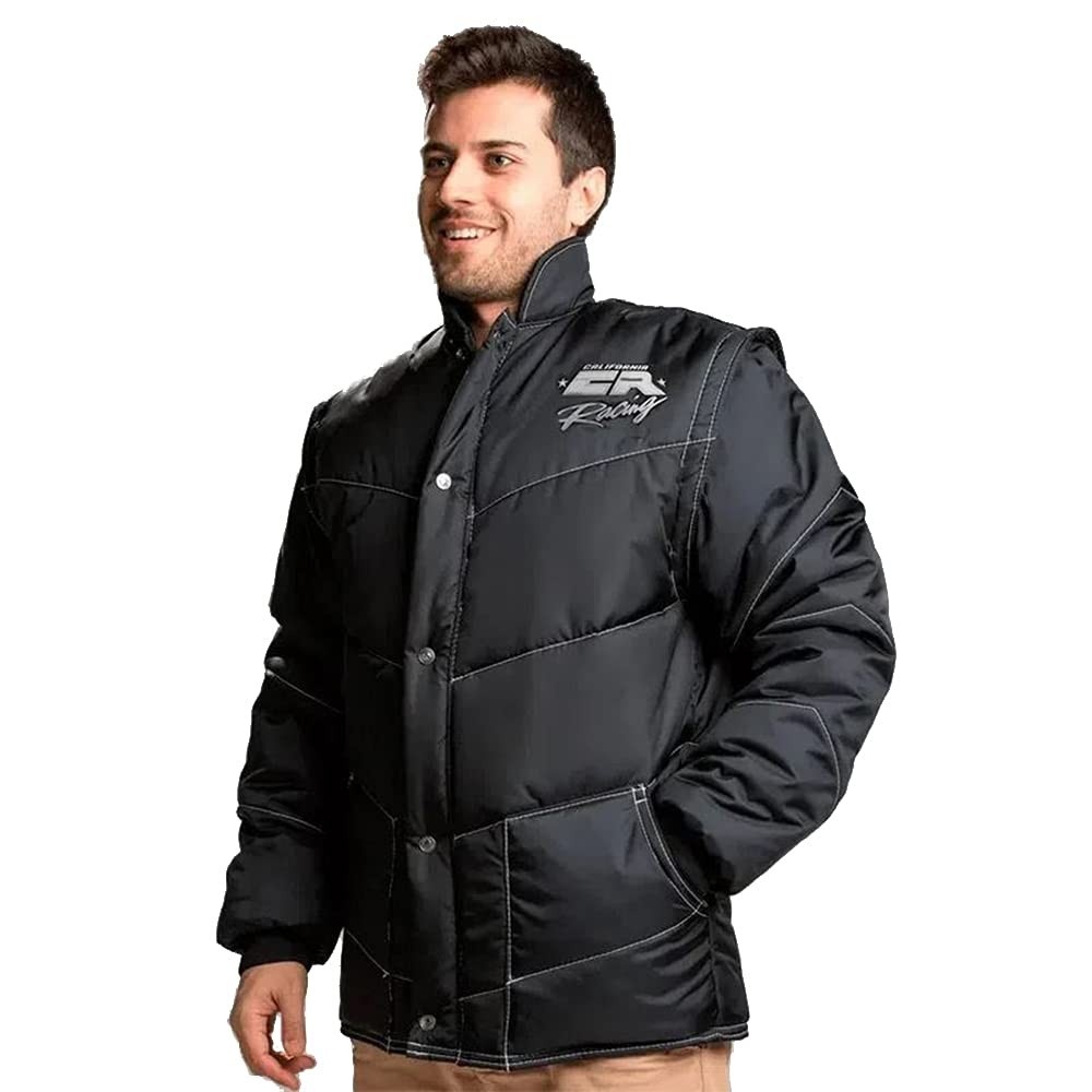 Jaqueta California Racing Life Preta - Estilo e Proteção para Você