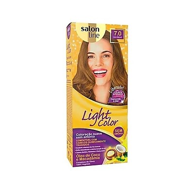 Light Color 7.0: Louro Natural Sem Amônia