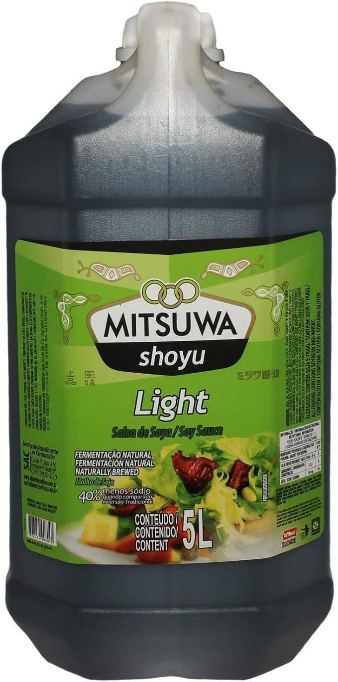 Molho Shoyu Light Mitsuwa 5 Litros