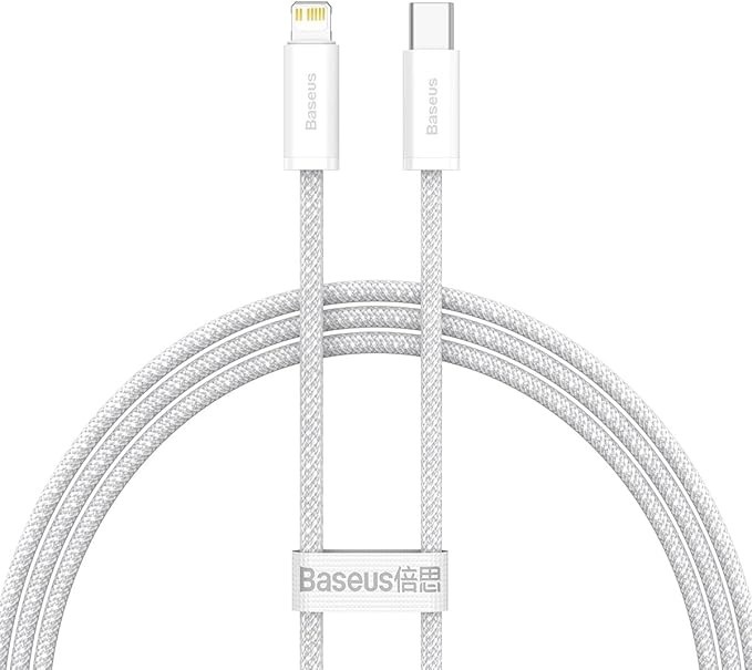 Cabo Turbo Baseus para iPhone Usb-c para Lightning 20w 1 Metro