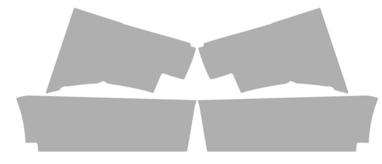 Vicrez Kit PPF Pré-Cortado para Ford F150 Lightning XLT 2022-2023 | Proteção de Pintura com Autorreparação