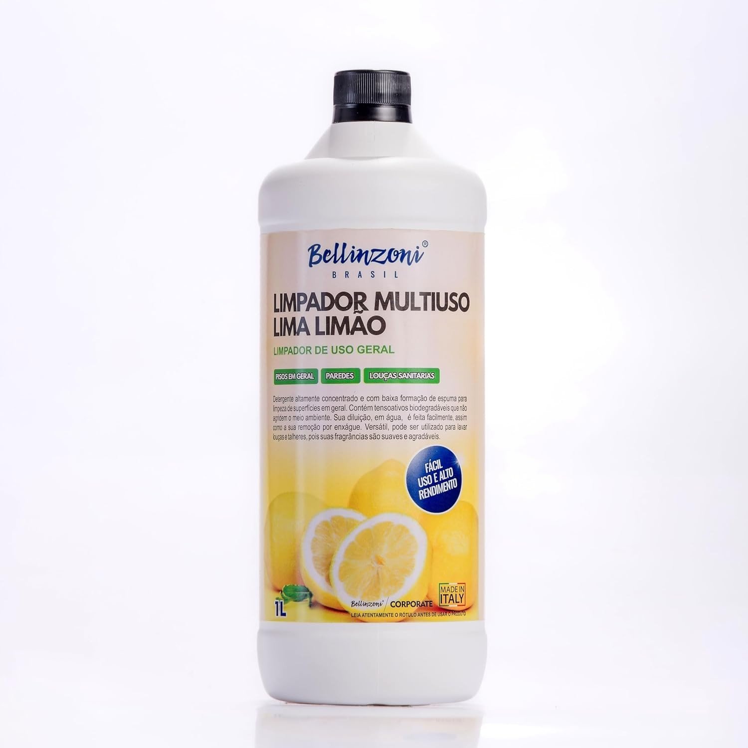 Limpador Multiuso BZ Lima Limão 1L - Potente e Versátil para Limpeza do Lar