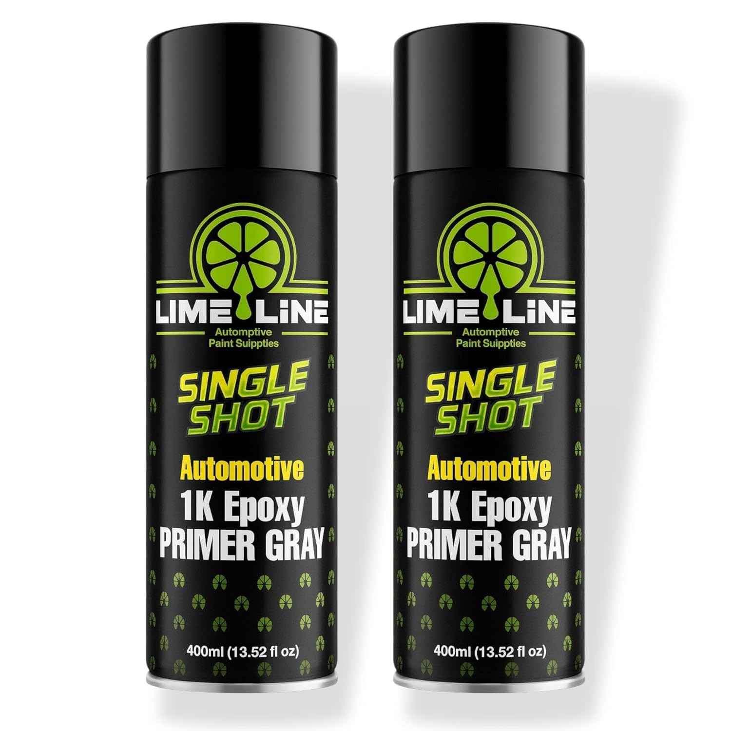 LiME LiNE Tinta spray aerossol primer epóxi 1K - Adesão automotiva de metal desencapado e proteção contra ferrugem - Grau profissional - Cinza 400 ml