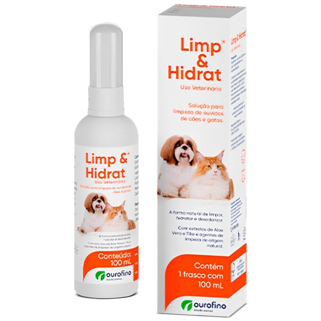 Limp e Hidrat: Limpeza de Ouvidos para Cães e Gatos