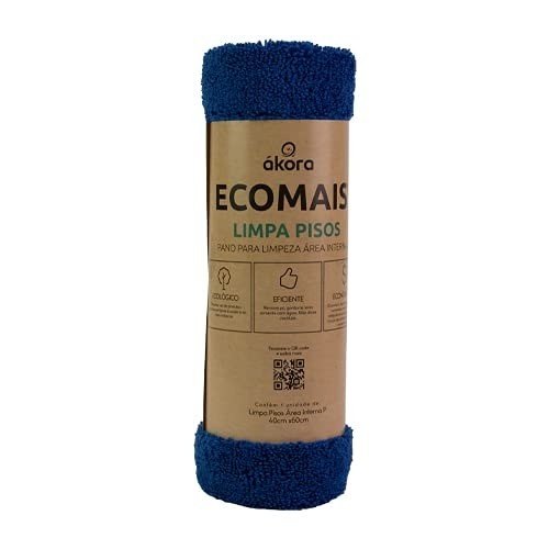 Ecomais Limpa Pisos Interno 40x60cm Azul - Fácil Limpeza e Durabilidade