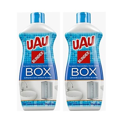 Limpa Box Blindex UAU: Kit com 2 Detergentes 200ml