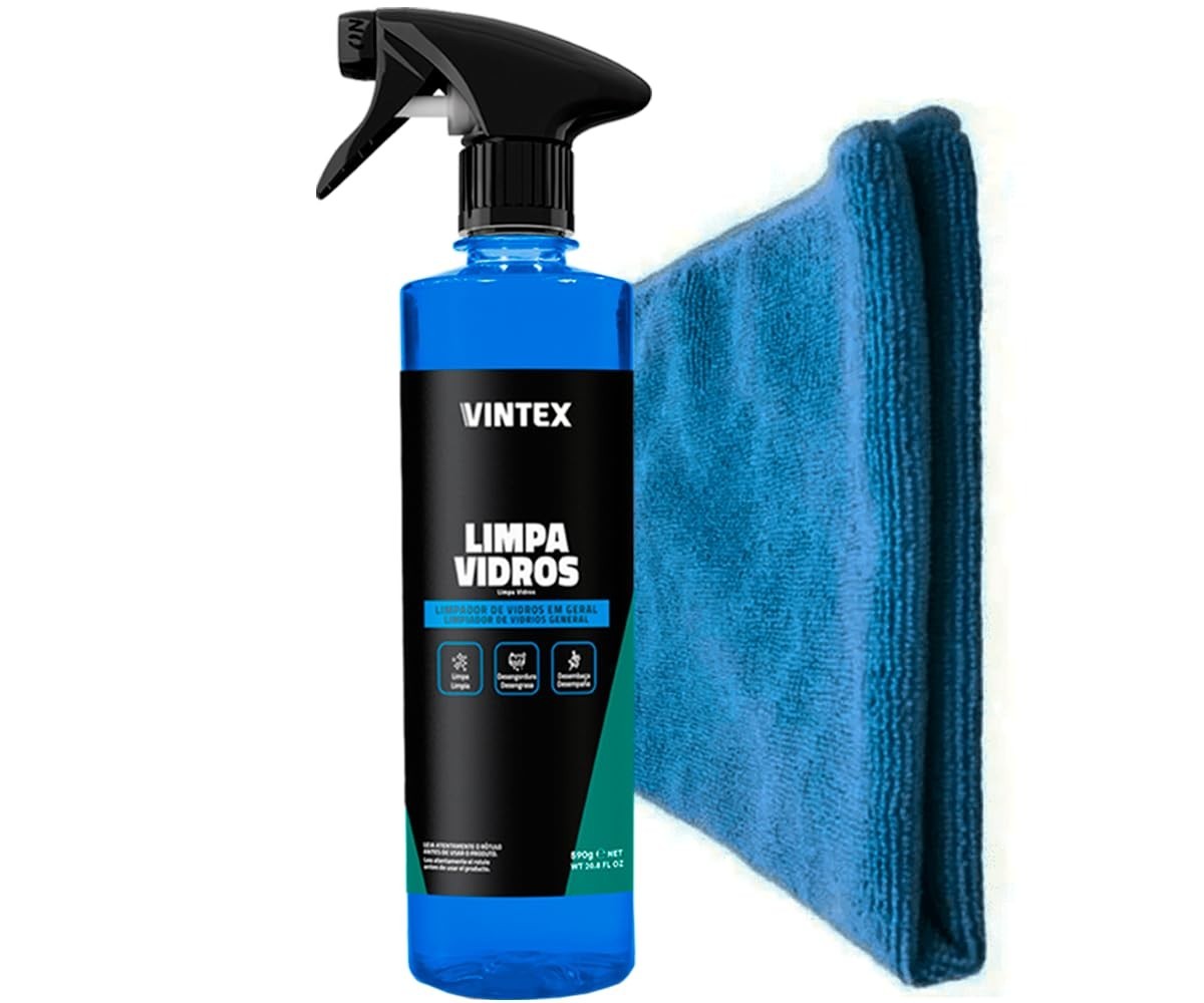 Limpa Vidros Vonixx Vintex 500ml: Desengordura, Desembaça e Deixa Espelhos Impecáveis