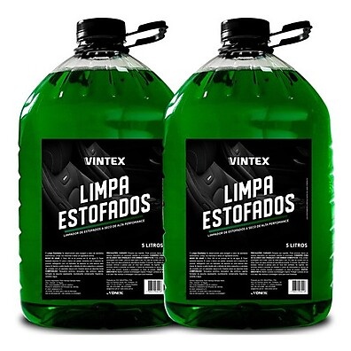 Limpa Estofado Vonixx 5L: Kit 2 para Bancos e Tecidos