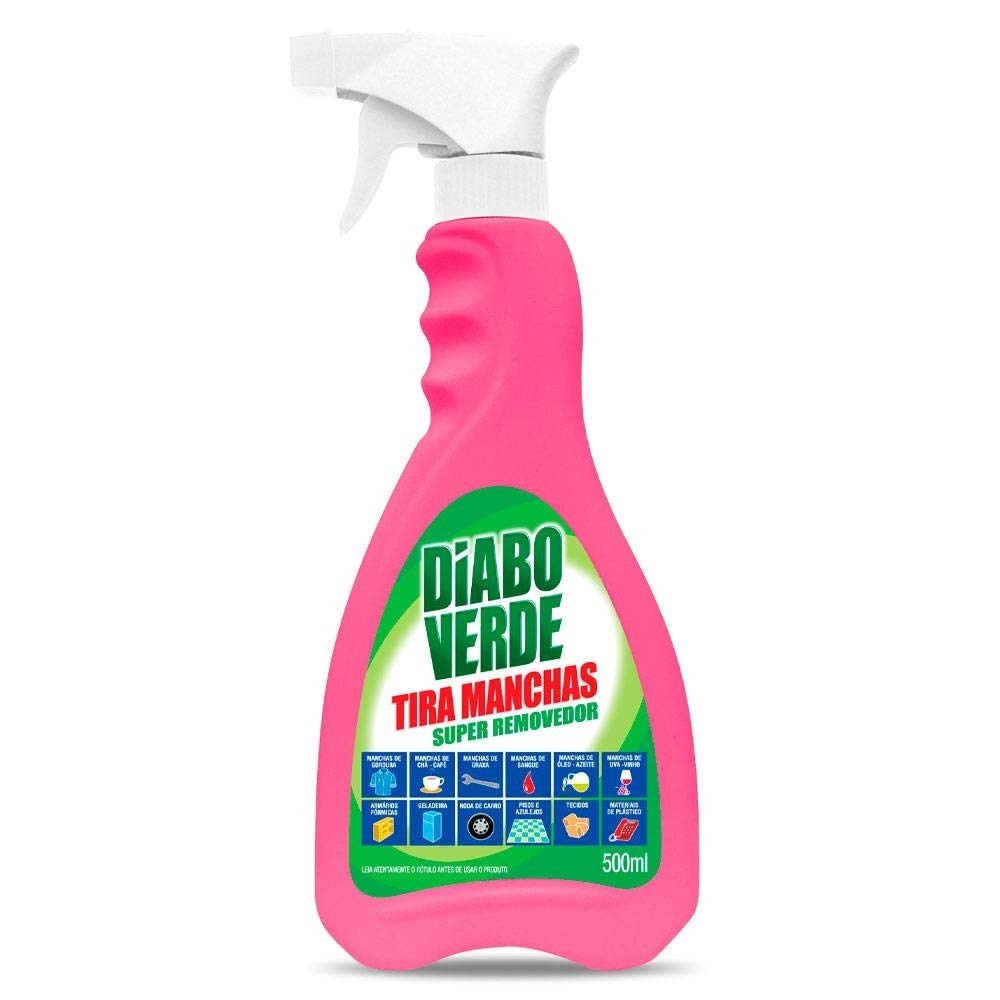 Diabo Verde Tira Manchas e Limpa Tênis - 500ml | Solução Profunda para Limpeza de Calçados