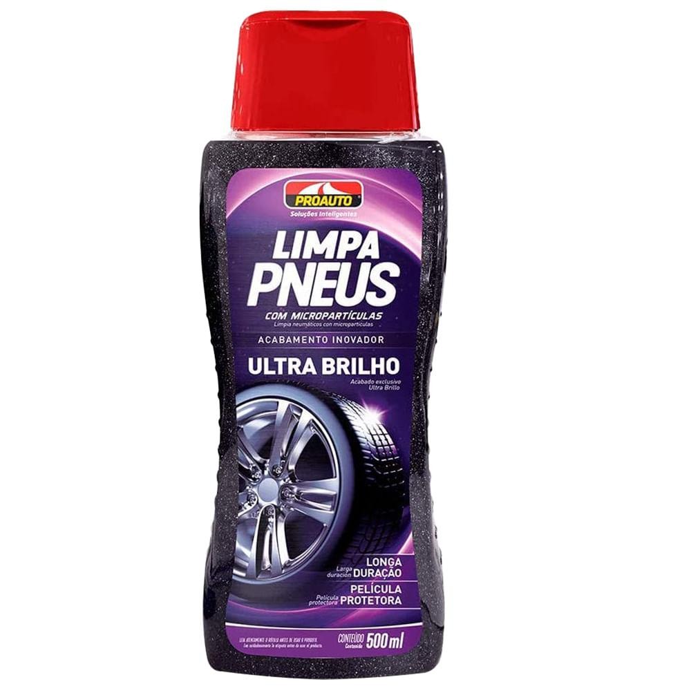 Limpa Pneus Ultra Brilho: Pneus Impecáveis!