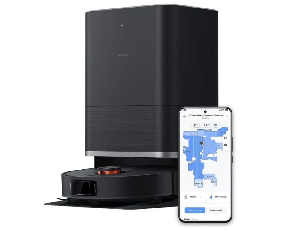 Aspirador Robô X20 Max Vacuum Xiaomi 110V - Limpa Chão Inteligente com Controle por App