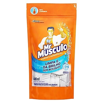 Limpa-Vidros Mr Músculo 400ml: Brilho Sem Manchas