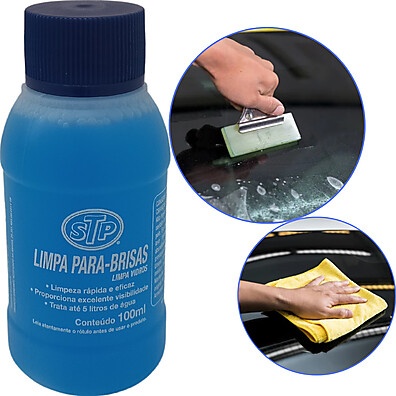 Limpa Vidros STP 100ml: Visibilidade Impecável!