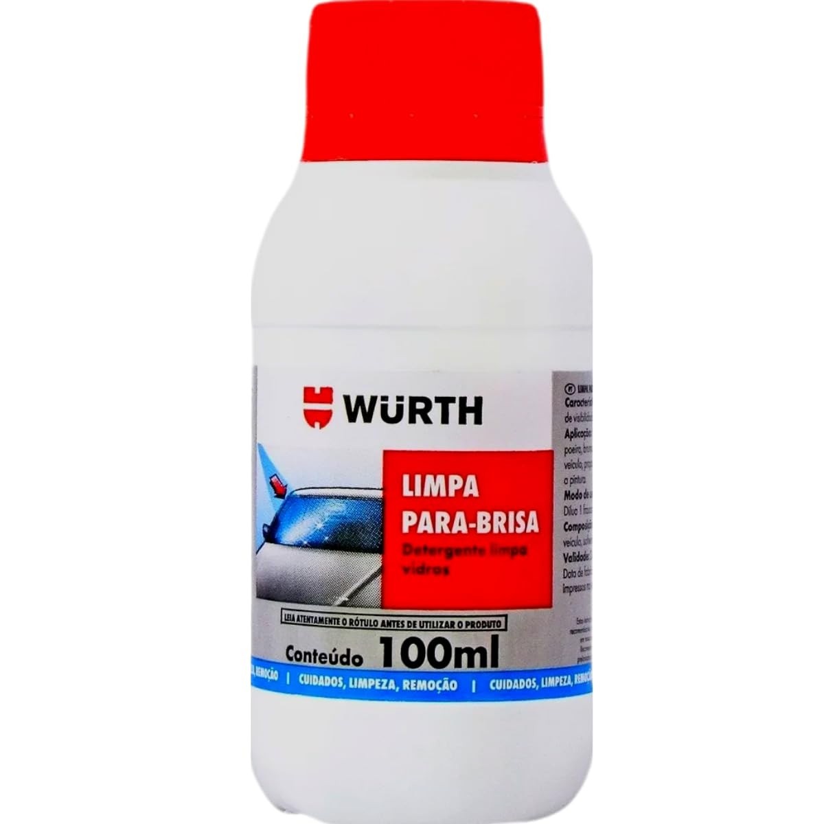 Limpador de Para-brisa Wurth 100ml: Visibilidade Cristalina para Seu Carro