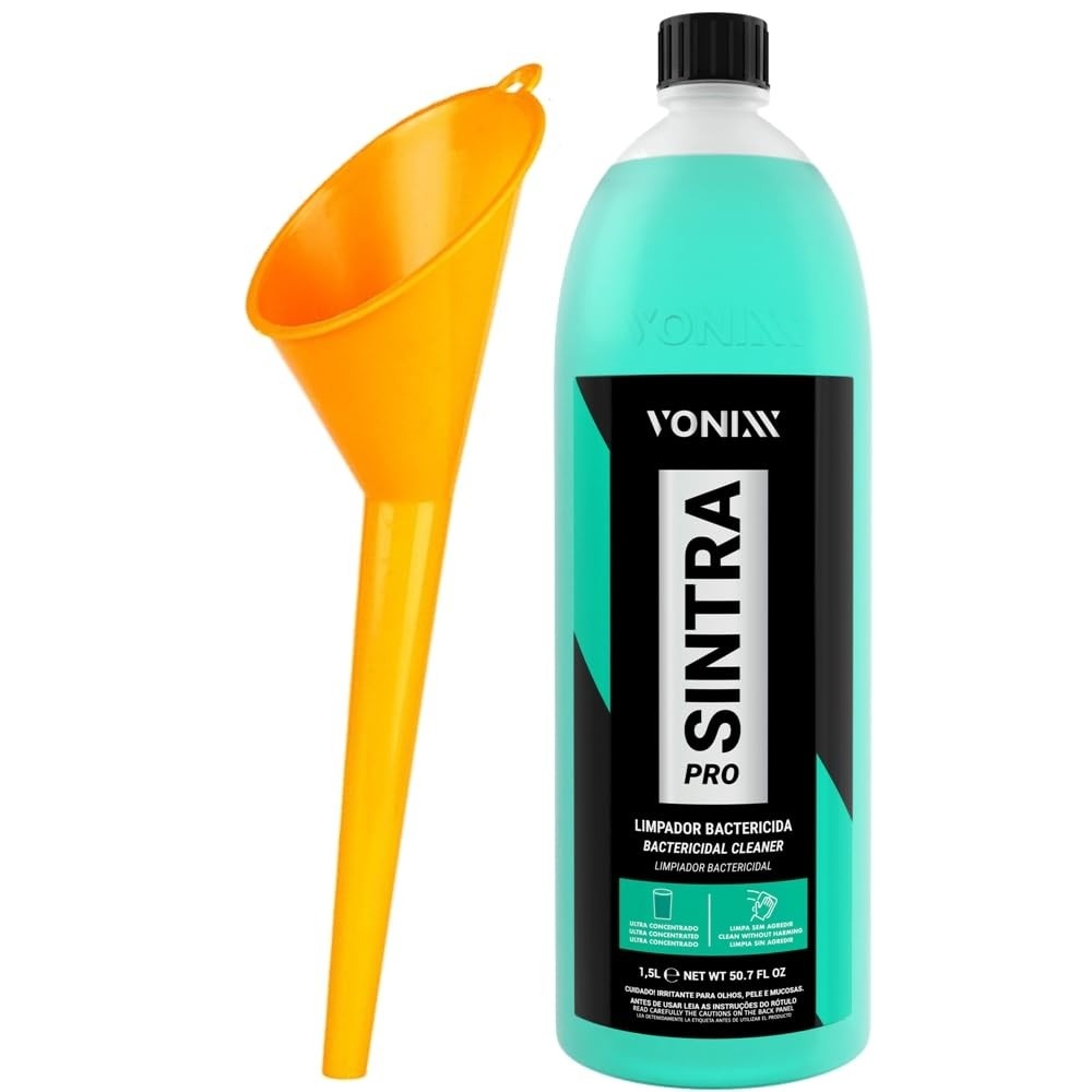 Kit Essencial: Limpador Multiuso Sintra Pro 1,5L Vonixx + Funil Cabo Longo Karbox