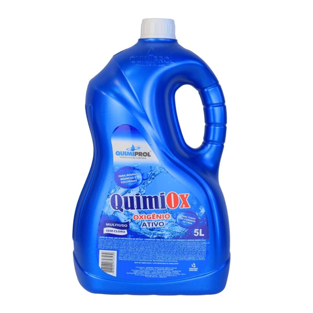 Limpador Multiuso com Oxigênio Ativo Quimiox 5L - Sem Cloro, Versátil e Eficiente