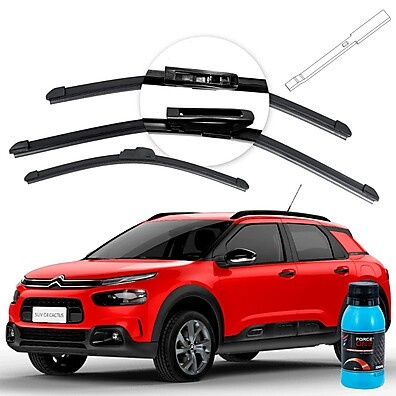 Limpador de Parabrisa C4 Cactus: Visão Clara e Segura