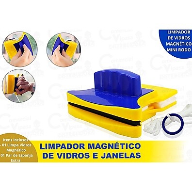 Limpador de Vidro Magnético: Limpeza Fácil e Segura!