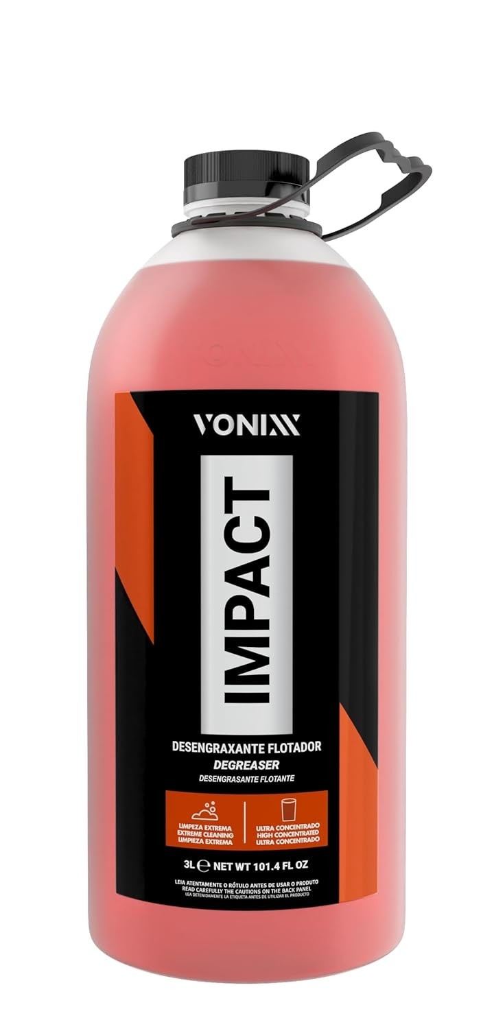 Vonixx Impact 3L: Limpador Universal Poderoso para Sujeiras Difíceis