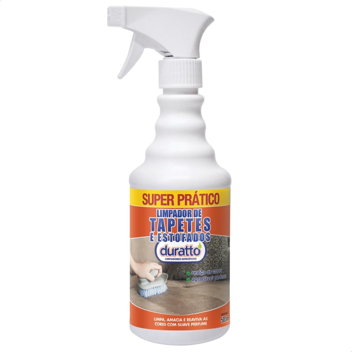 Limpador de Tapetes e Estofados Duratto 500ml: Frescor e Limpeza Profunda