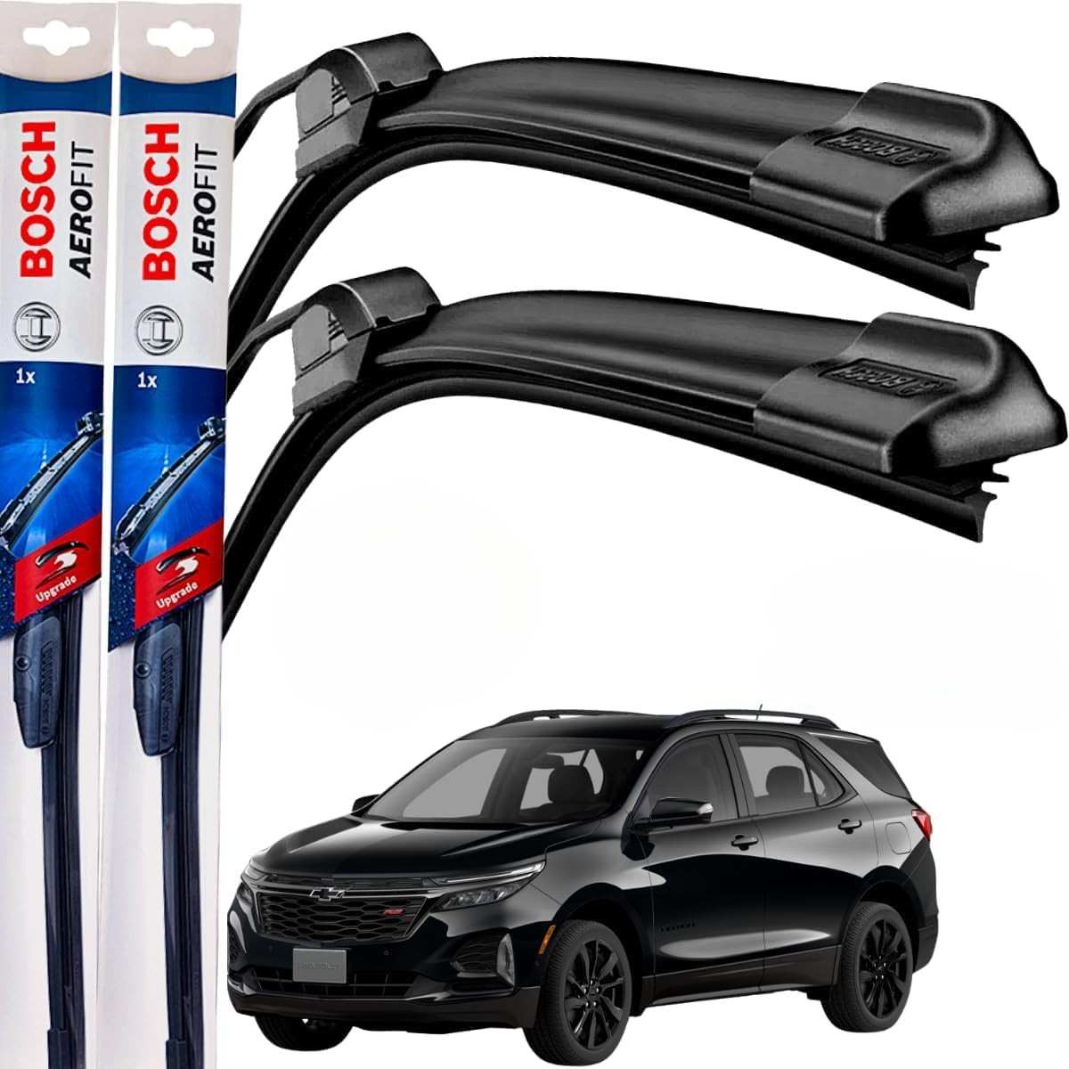 Par de Palhetas Limpador Parabrisa Bosch Aerofit Original GM Equinox 2018-2024