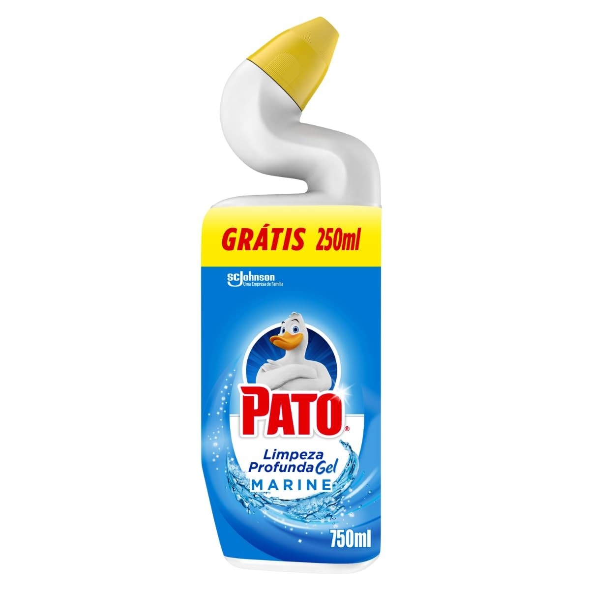 Pato Limpador Sanitário Marine - Limpeza Profunda e Perfumada para Banheiro e Vaso Sanitário, 750ml