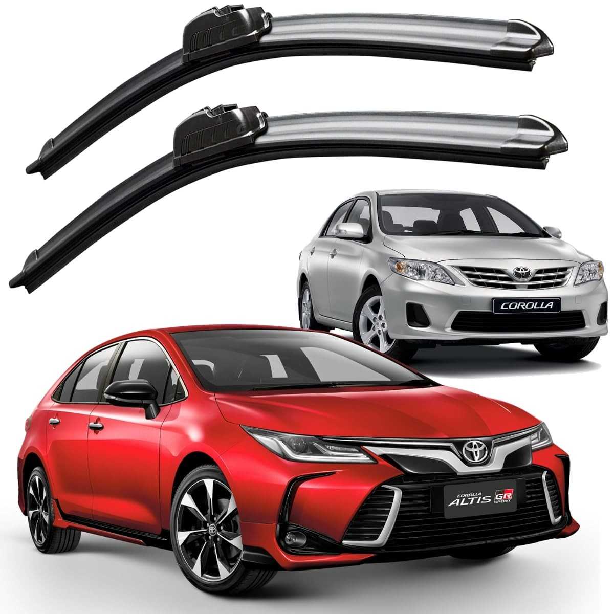 Palheta Limpador Parabrisa Dianteiro Toyota Corolla 2009-2023 - Visibilidade e Segurança