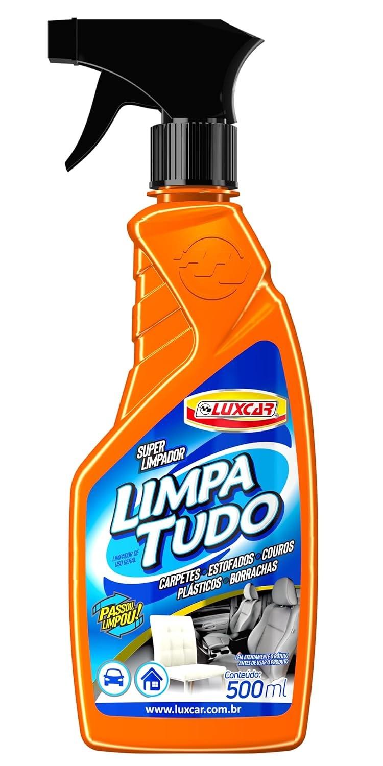 Super Limpador Luxcar Limpa Tudo 500ml: Interior Impecável Sem Esforço!