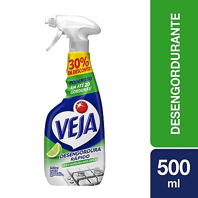 Limpador Veja Limão 500ml – Remove 100% da Gordura!
