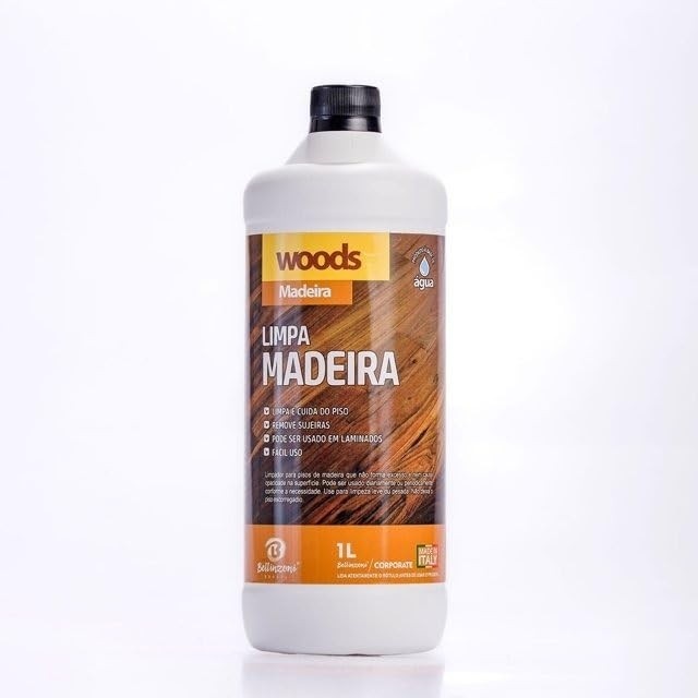 BZ Woods Madeira Limpa Madeira - Limpeza Profunda e Proteção para Madeiras em 1 Litro