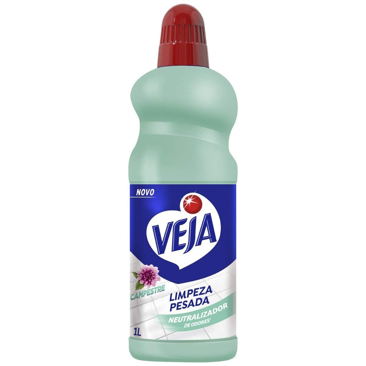 Veja Limpador Gold Limpeza Pesada Floral Campestre 1L - Potente Fórmula 2x Mais Eficiente