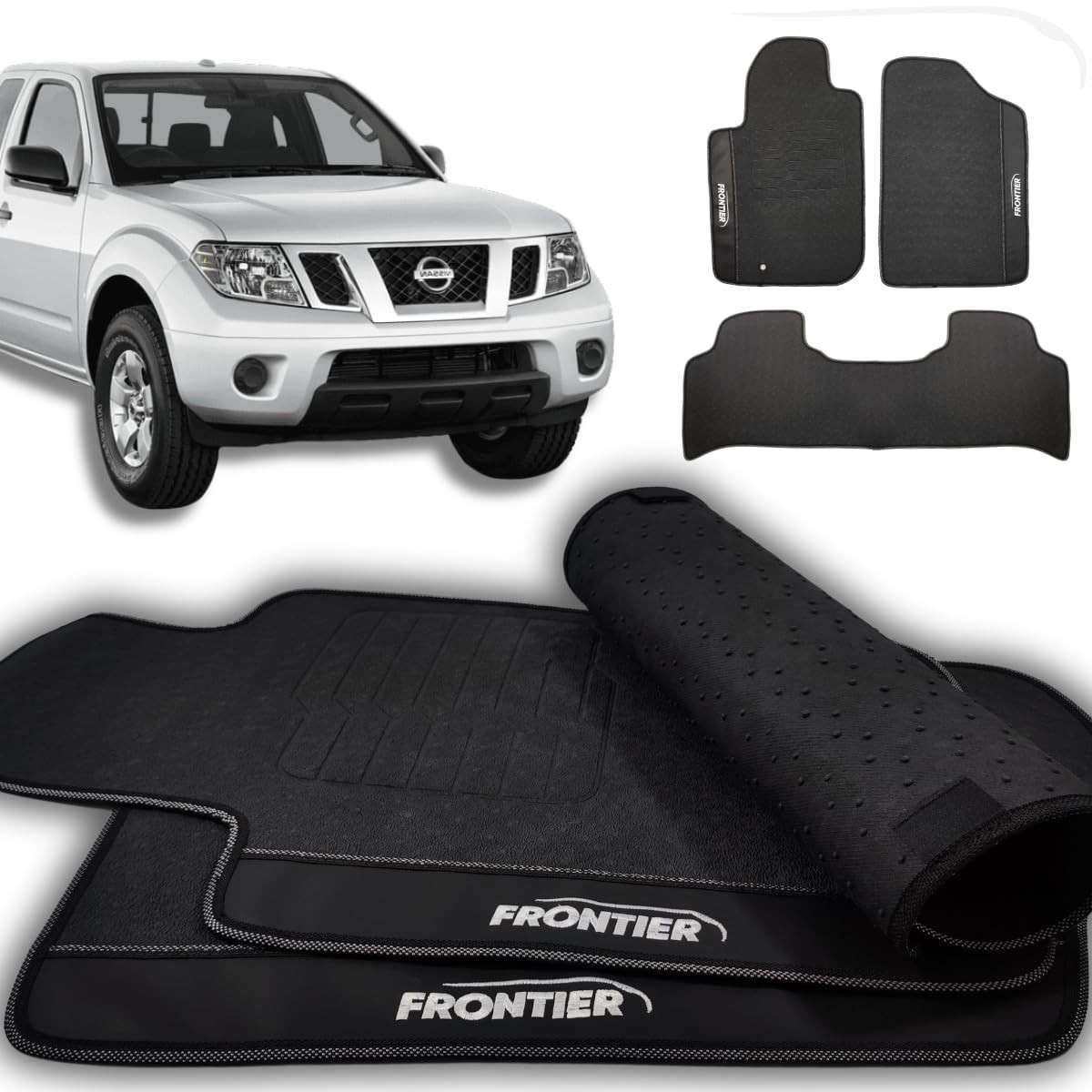 Tapete Borracha Frontier CD 2008-2016 Lanzi: Proteção Premium e Fácil Limpeza