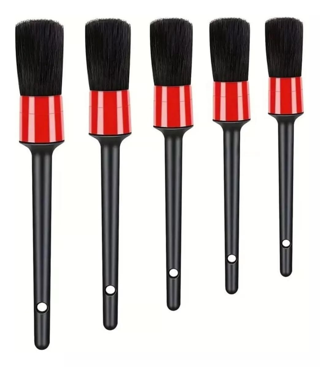 Kit 5 Pincéis Detalhamento Automotivo Karbox: Limpeza Profissional para Seu Carro