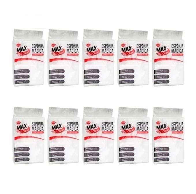Esponja Mágica de Melamina - Kit com 10 Unidades | Limpeza Profunda sem Produtos Químicos