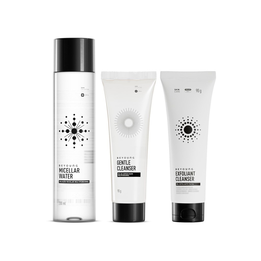 Limpeza Facial Profunda: Kit Beyoung Pele Renovada