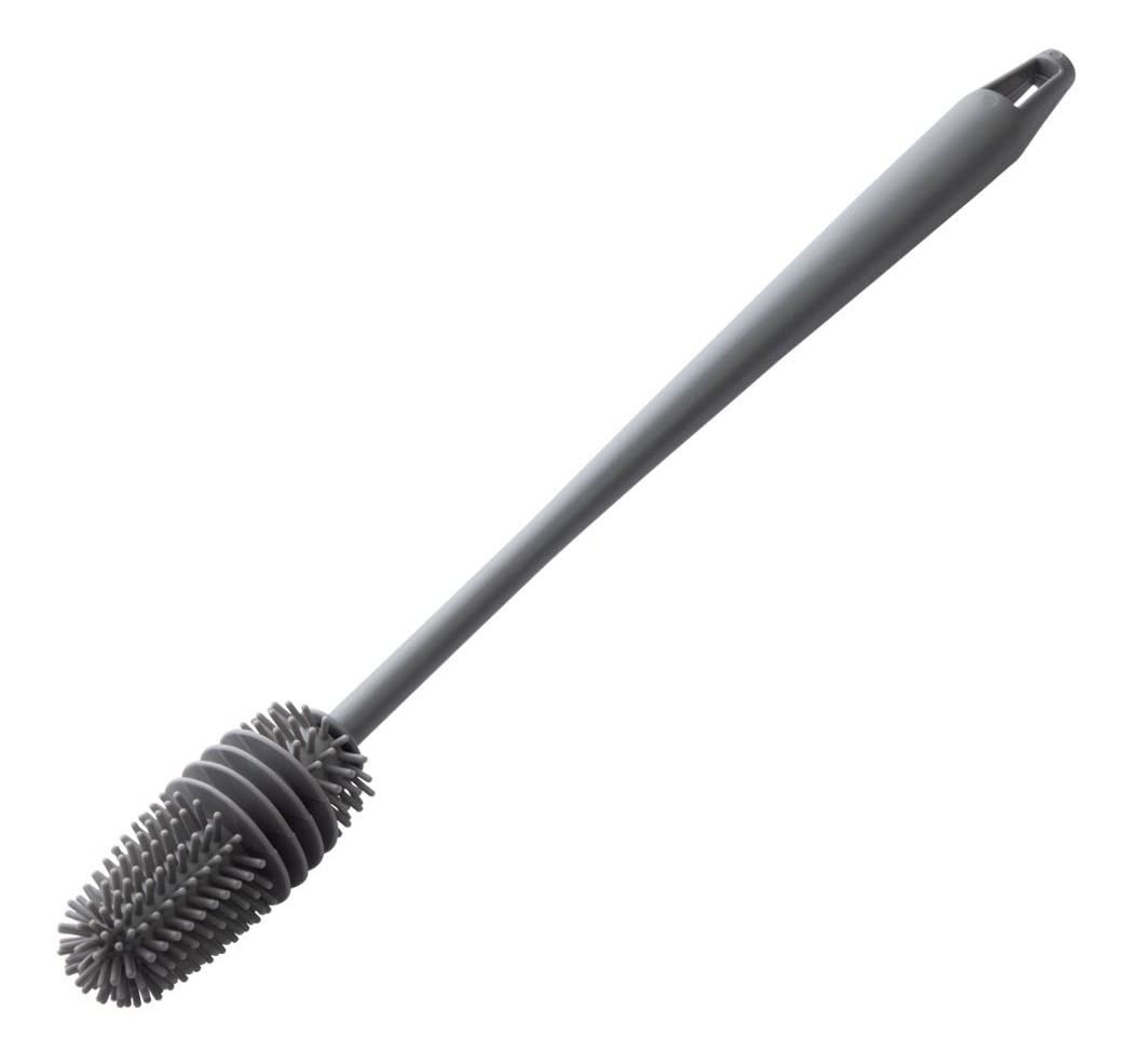 Escova de Silicone para Limpeza Profunda de Garrafas, Jarras e Mamadeiras - Design Ergonômico e Cerdas Macias