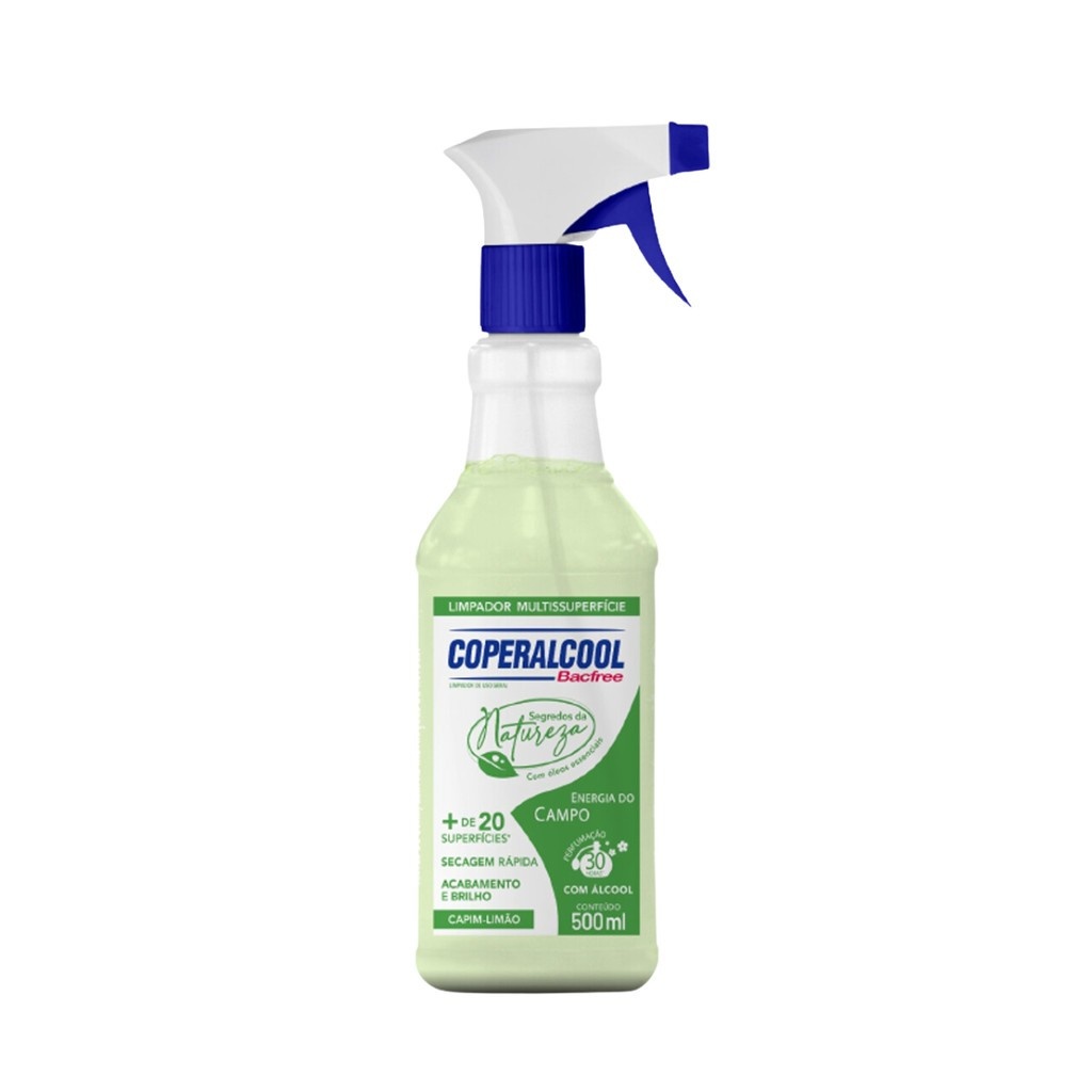 Limpeza Poderosa: Multiuso Capim-Limão Bacfree 500ml