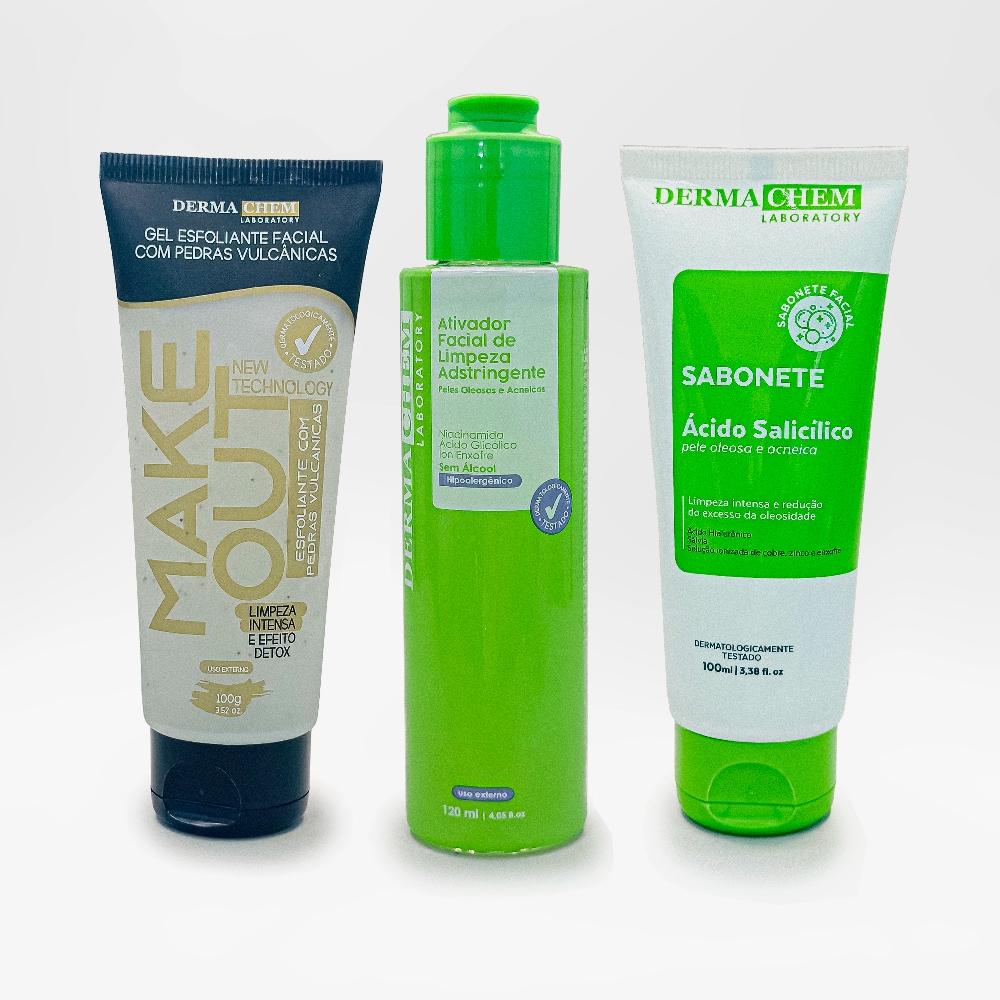 Limpeza Profunda Dermachem: Kit Completo para uma Pele Radiante