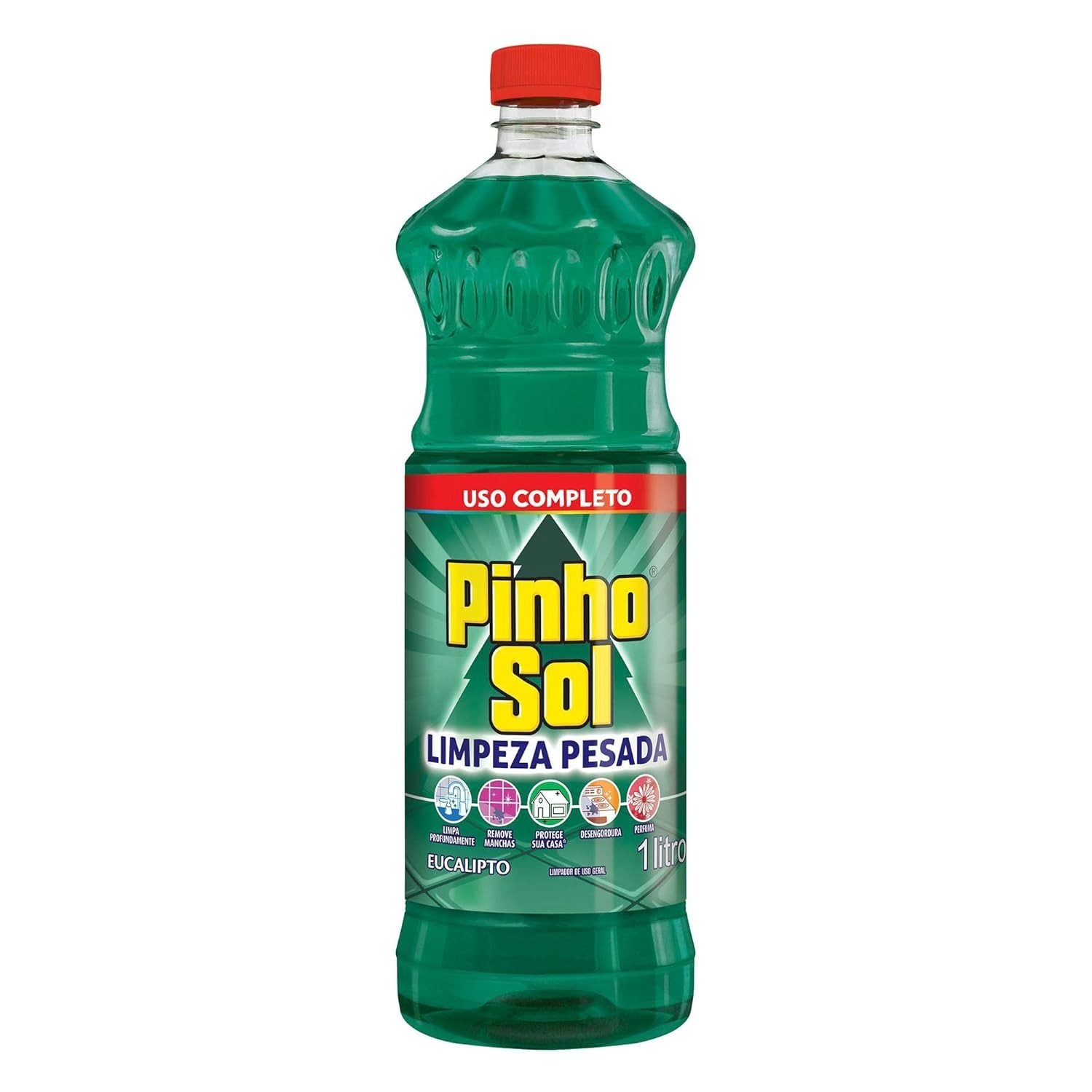 Pinho Sol Limpador Diluível Eucalipto 1000ml - Limpeza Profunda e Perfumação Duradoura