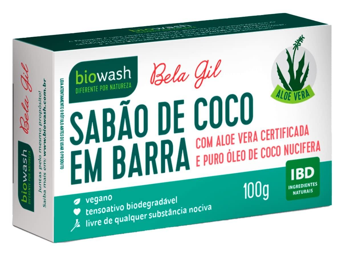 Biowash Sabão em Barra Bela Gil 100g - Limpeza Natural e Eficaz para Pisos e Superfícies