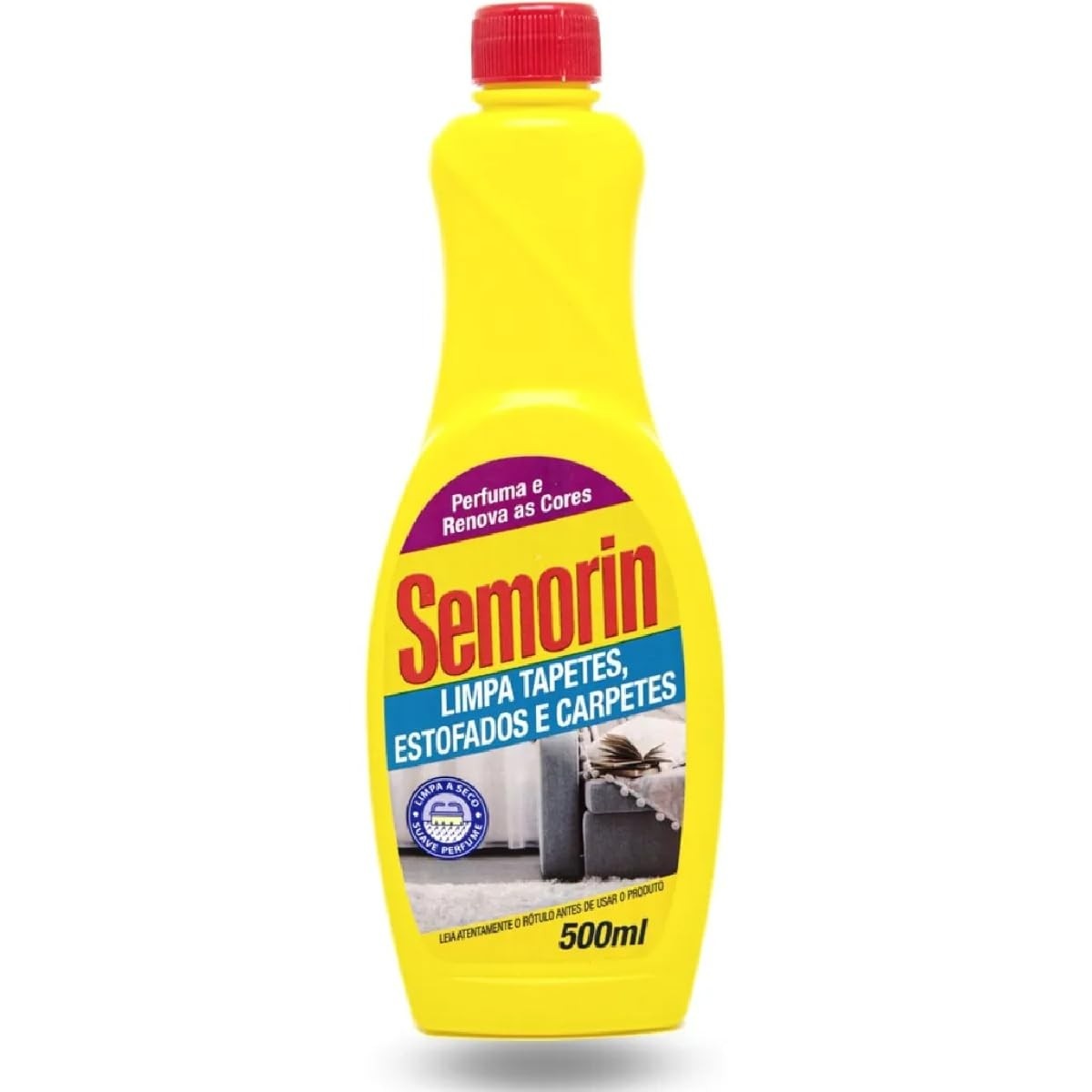 SEMORIN LIMPA CARPETES TRADICIONAL 500ML - Limpeza Profunda e Fácil para Tapetes, Estofados e Tecidos