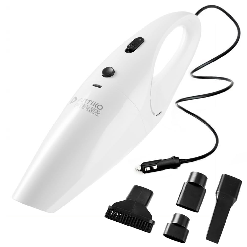 Aspirador de Pó Portátil Artiko Wiper 100W: Limpeza Potente e Prática para Seu Carro!