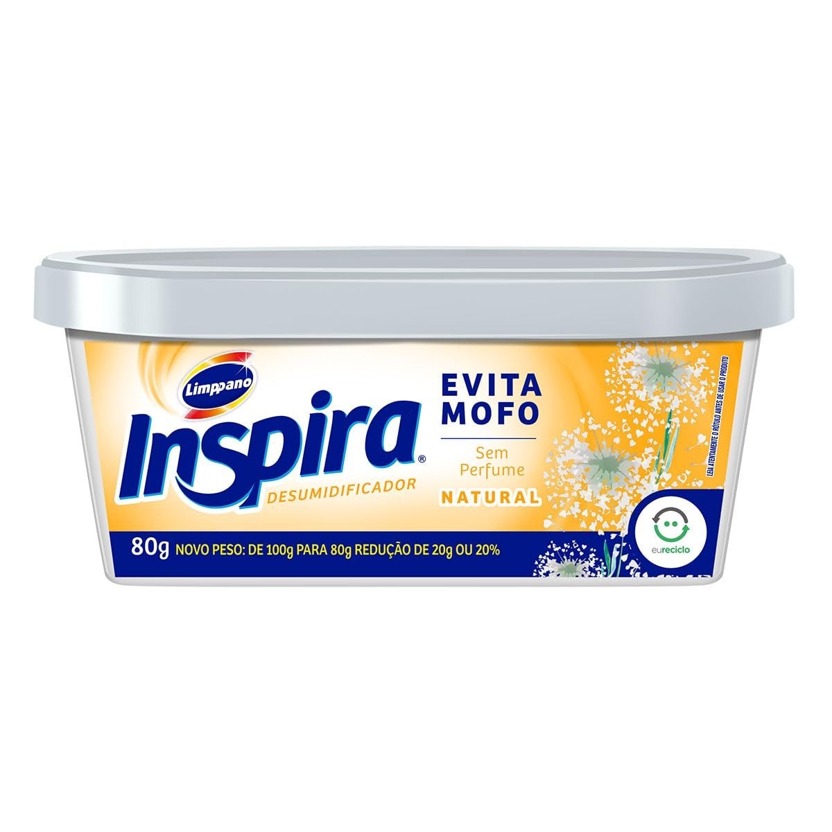 Limppano Evita Mofo Desumidificador Inspira 80G - Fragrância Natural