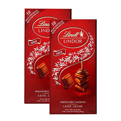 Lindt Lindor Milk: Kit 2 Unidades de Puro Prazer