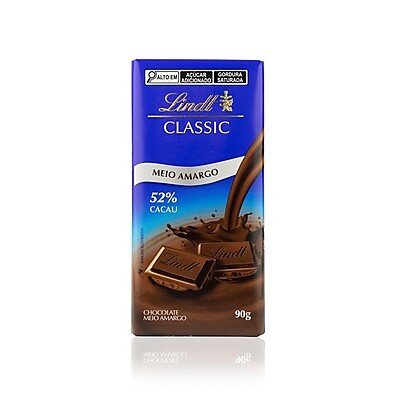 Lindt Meio Amargo 52% Cacau: O Prazer Intenso!