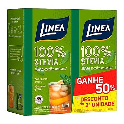 Linea Stevia Líquido: Doce Sem Culpa!